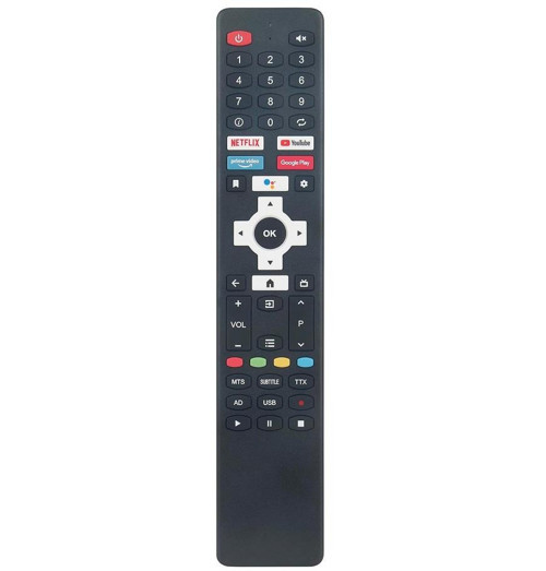 conti ile uyumlu Model CT32AN100H Mikrofonlu Google Tv Kumanda-Ses Komutlu