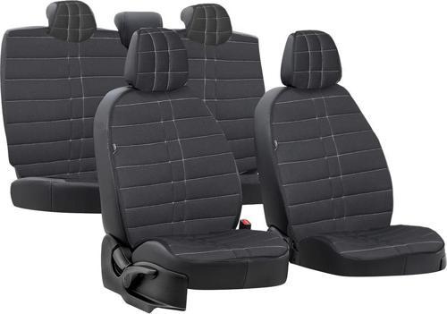 Mercedes C200 1994-2000 W202 Koltuk Koruyucu Artemis Serisi Siyah-Beyaz