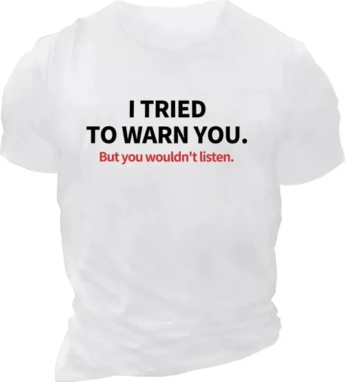 Erkek Baskılı T-Shirt Kısa Kol Bisiklet Yaka Regular Fit Rahat Kalıp Günlük Tişört - Beyaz