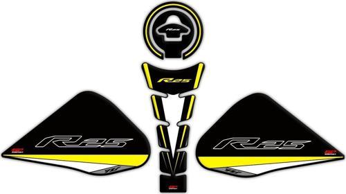 Yamaha R25 2015-2018 Uyumlu Tank Pad Seti Sarı