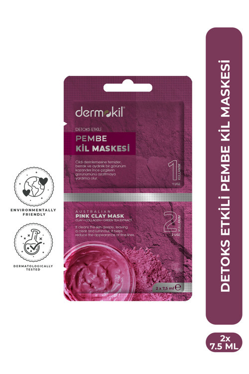 Detoks Etkili Pembe Kil Maske 15 Ml
