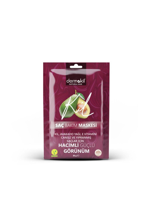 Saçlar Için Kil, Avokado, E Vitamin Saç Maskesi 35Ml