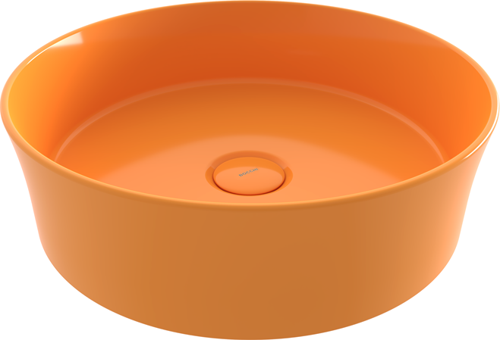 Sottile Slim Çanak Lavabo 38 cm Mandalina Sarı 1478-021-0125