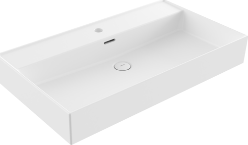Milano Tezgah Üstü Lavabo 80 cm Mat Beyaz 1377-002-0126