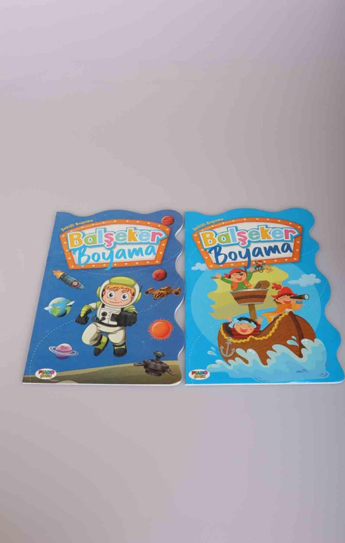 PIANO BALŞEKER ŞEKİLLİ BOYAMA DEFTERİ