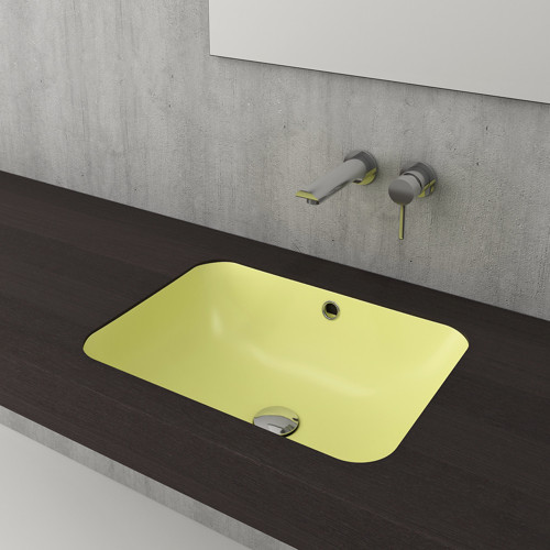 Scala Tezgah Altı Lavabo Mat Sarı