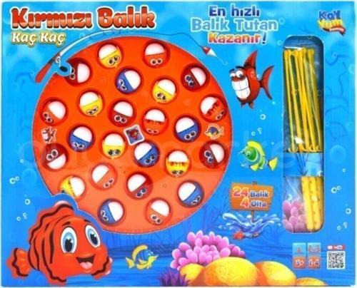 Kayyum Oyuncak Müzikli Balık Tutma Oyuncagı Kırmızı Balık