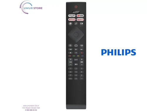 Philips İle Uyumlu 55OLED856/12 Android Tv Kumanda-mikrofonsuz