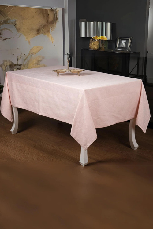 Ayda Lüx Jakar Polycotton Pudra Tp Kumaş Masa Örtüsü 160x220 Cm 1245