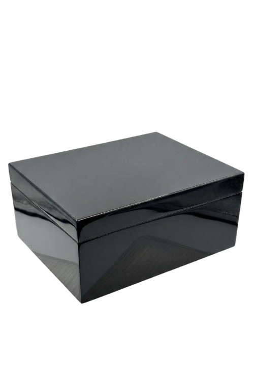 PremiumQuality Porto Alegre Siyah Sedir Humidor Puro Kutusu
