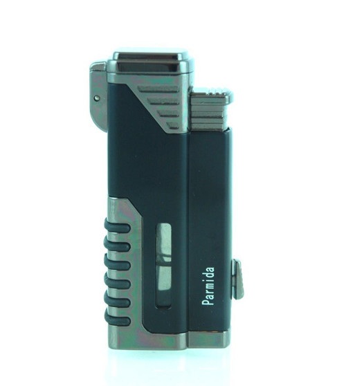 Dört Torch Pürmüz Siyah-Gunmetal Puro Çakmağı