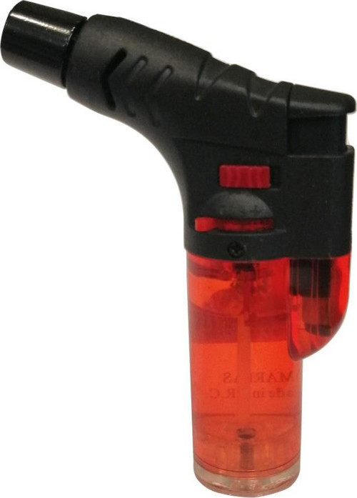 Tek Torch Pürmüz Kırmızı Masa Tipi Puro Çakmağı