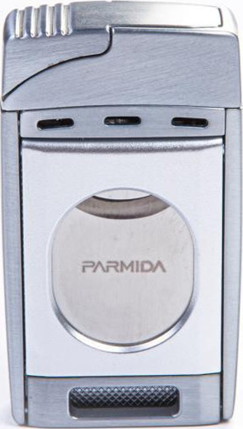 Çift Torch Pürmüz Gümüş S-Cut Puro Çakmağı
