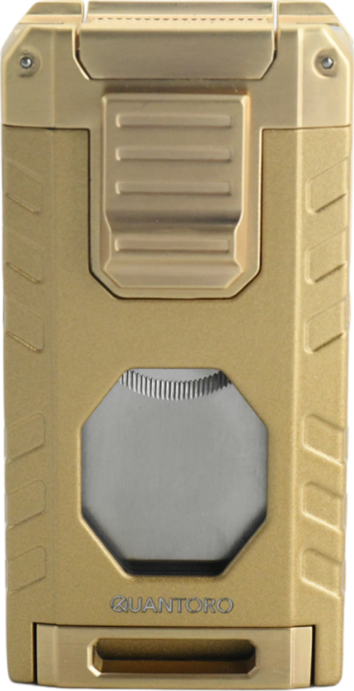 Üç Torch Pürmüz Easy S/İğneli/Delicili Gold Metal Puro Çakmağı