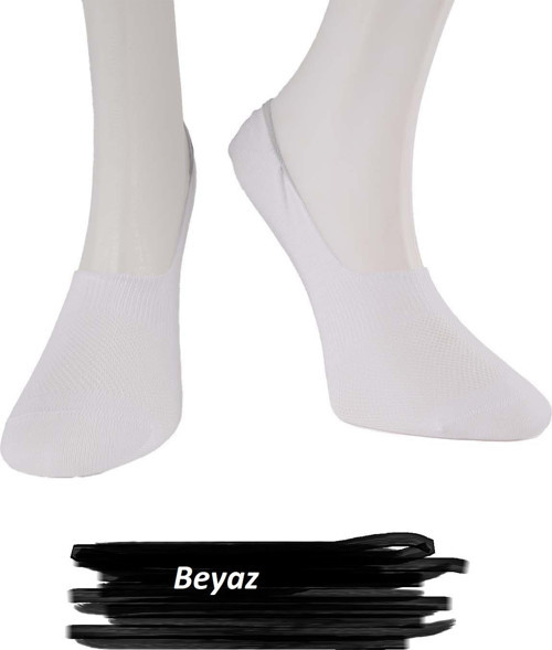 Erkek Pamuklu Likralı Babet Çorap 7108 - 12 Adet