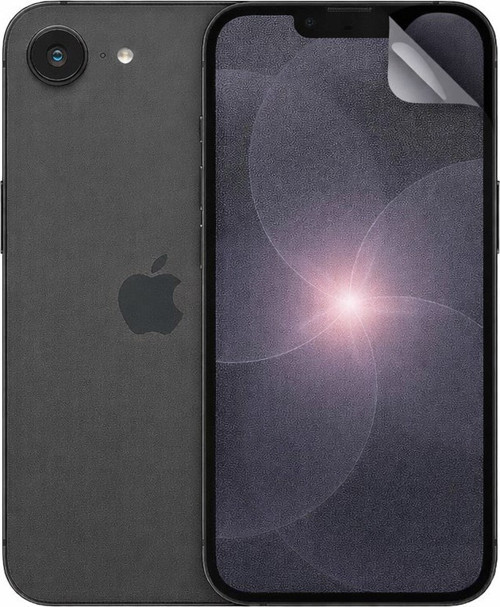 İphone 17E Uyumlu MATE Parmak izi bırakmayan Ekran Koruyucu Jelatin