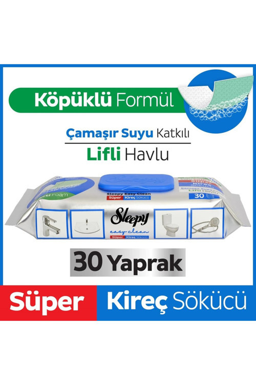 4 Adet Süper Kireç Sökücü Yüzey Temizlik Havlusu 30 Lu