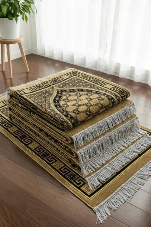 5 Adet Kadife Seccade (70cmx110cm 400gr) Hac Ve Umre Hediyesi