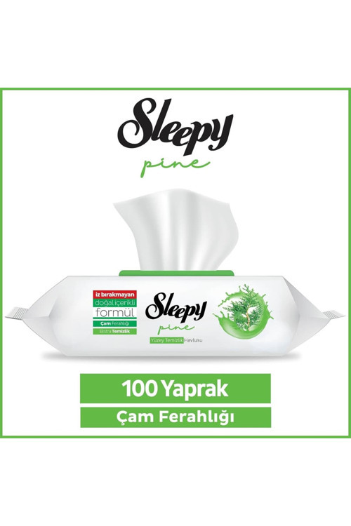 5 Adet Pine Yüzey Temizlik Havlusu Çam Ferahlığı 100 Lü