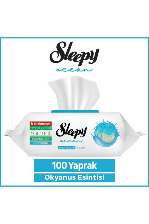 12 Adet Ocean Yüzey Temizlik Havlusu Okyanus Esintisi 100 Lü