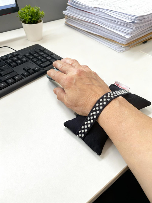 Kadife Bilek Destek Yastığı, Mouse ve Klavye kullanımı için, ofis bilgisayar aksesuar