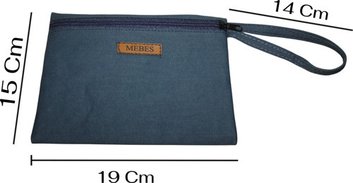 Denim Kumaş Makyaj ve Kişisel BakımÇantası. MakyajÇntAntrsM1