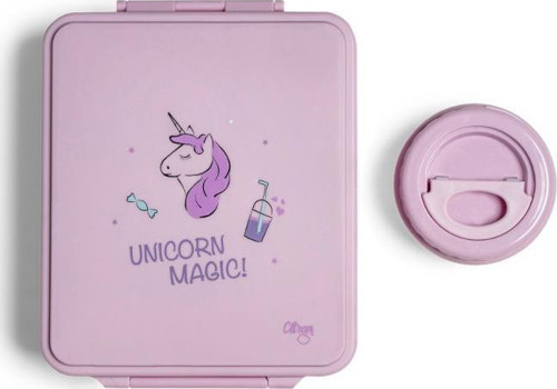 Grand Beslenme Kutusu Seti - 4 Bölmeli ve Çelik Kavanozlu - Stormy Unicorn 1062326