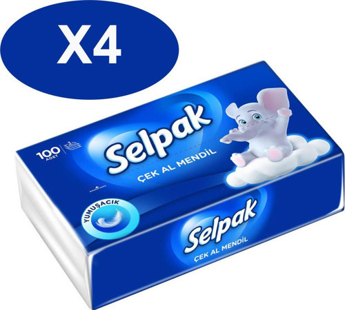 Çek Al Mendil 100 Adet x 4 lü Set