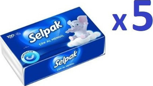 Çek Al Mendil 3 Katlı 5 x 100'lü