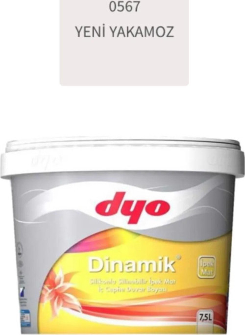 Dinamik Silikonlu Silinebilir Ipek Mat Iç Cephe Boyası 7,5 Lt