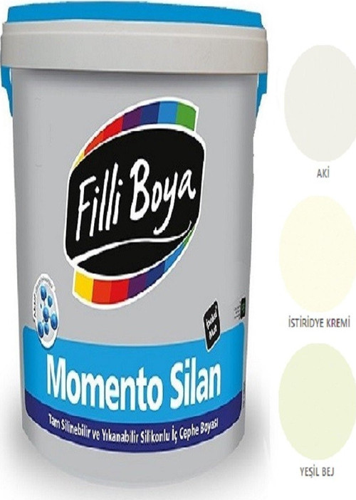 Momento Silan Tam Silinebilir Yıkanabilir Silikonlu Ipek Mat Boya 2,5lt (istiridye Kremi)