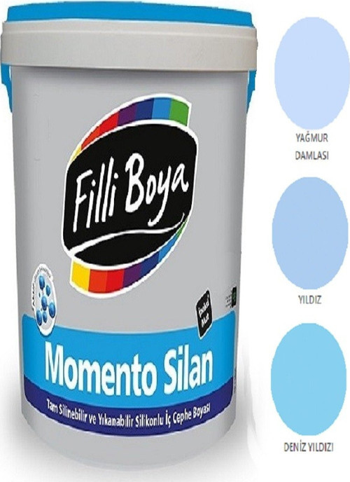 Momento Silan Tam Silinebilir Yıkanabilir Silikonlu Ipek Mat Boya 2,5lt (yıldız)