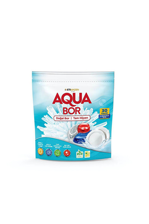 2 Adet Aqua Bor Bulaşık Makinası Kapsülü 30 Lu