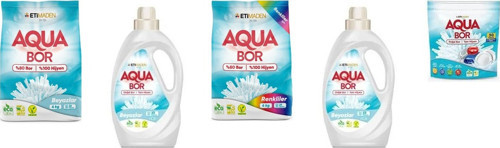 Doğal Mineralli 4 Kg Beyaz + Sıvı Beyaz + 4 Kg Renkliler + Sıvı Beyaz + Tablet 5 Li Set