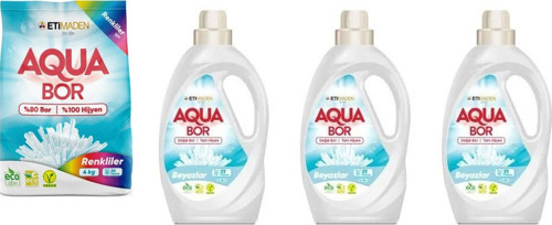Doğal Mineralli 4Kg Renkliler + Sıvı Beyaz + Sıvı Beyaz + Sıvı Beyaz Set