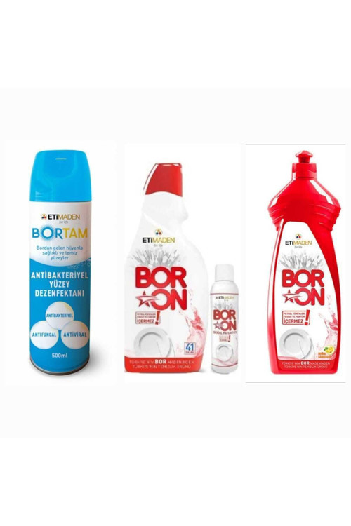 Jel Bulaşık Makine Deterjanı(41Yıkama) Elde Yıkama 650 Ml Bortam Dezenfektan Antiviral