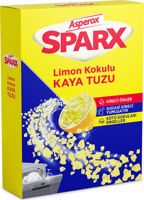 Sparx Limon Kokulu Kaya Tuzu 1.5 Kg 2 Adet
