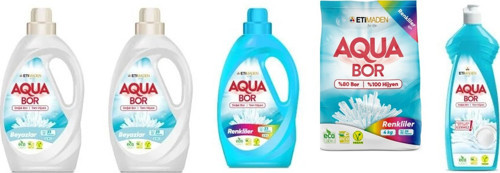 Doğal Mineralli Sıvı Beyaz + Sıvı Beyaz + Sıvı Renkliler + 4Kg Renkliler + Bulaşık Set