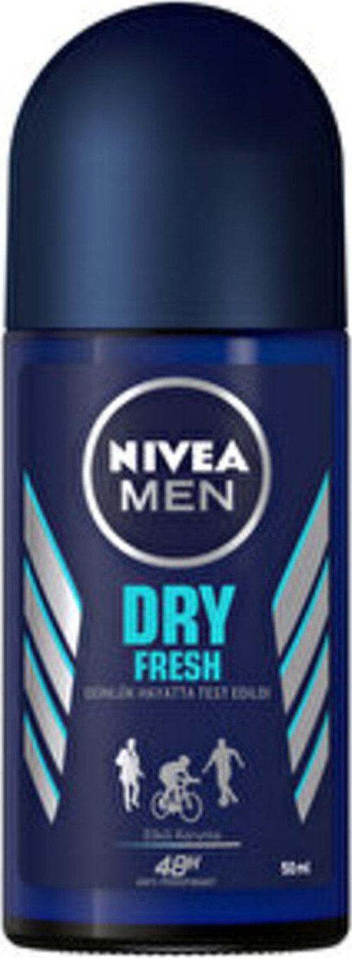 ( 2 Adet ) Men Dry Fresh Deodorant Roll-On 50 Ml