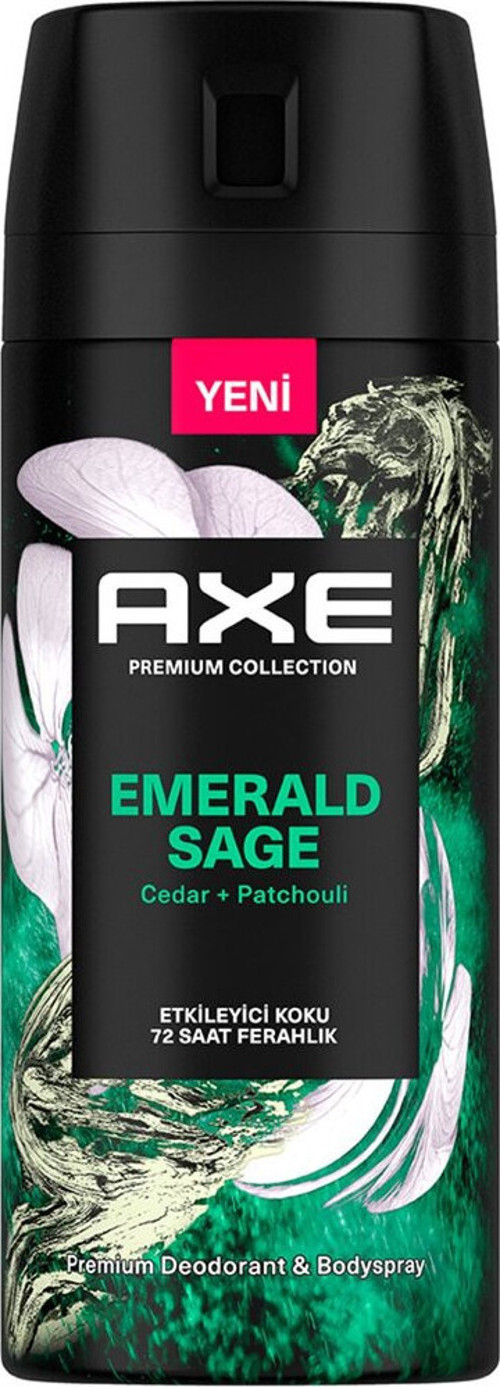 Erkek Sprey Deodorant Emerald Sage 150 Ml 3 Adet