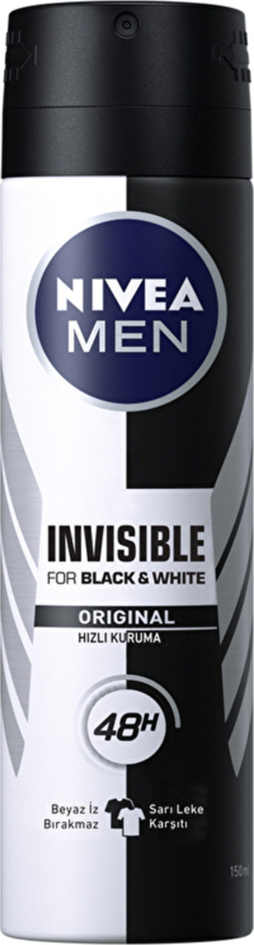 2 Adet Deodorant Invisible Black&White 150 Ml
