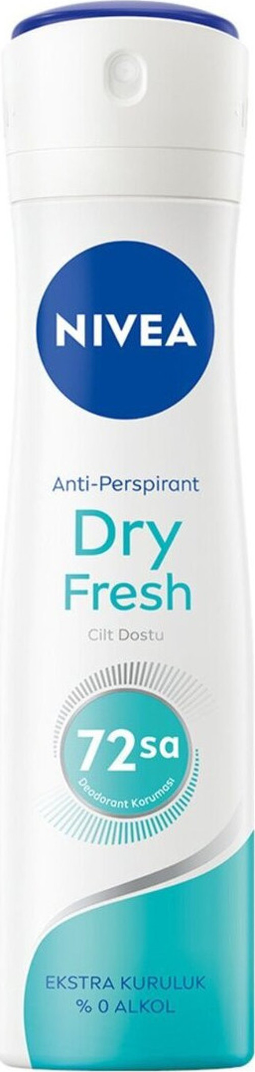 Kadın Sprey Deodorant Dry Fresh 48 Saat Anti-Perspirant Koruma 150Ml 5 Adet