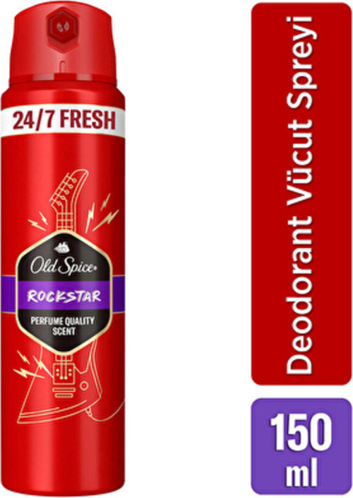 3 Adet Deodorant Rockstar 150 Ml