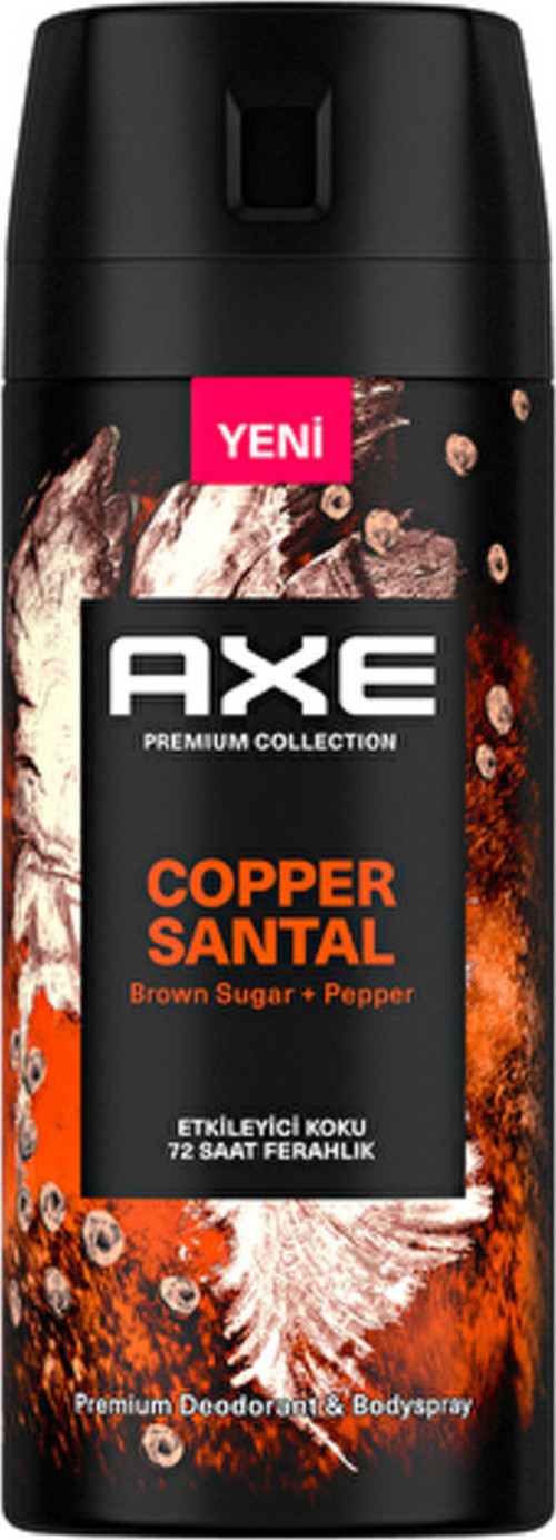 3 Adet Premium Collection Deodorant 150 Ml Copper Santal