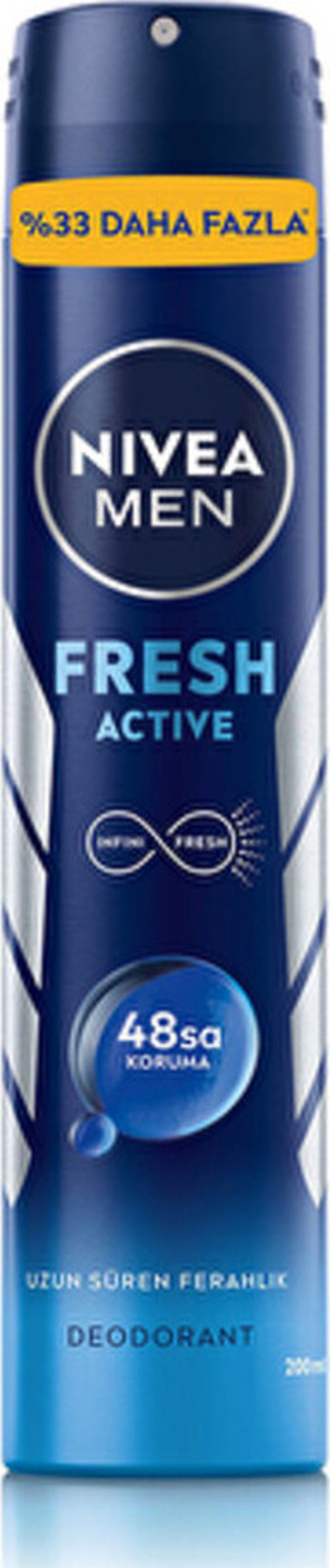 4 Adet Deodorant Fresh Active 200 Ml