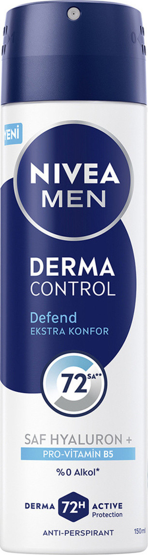Men Erkek Sprey Deodorant Derma Control Defend Tahriş Karşıtı 150 Ml