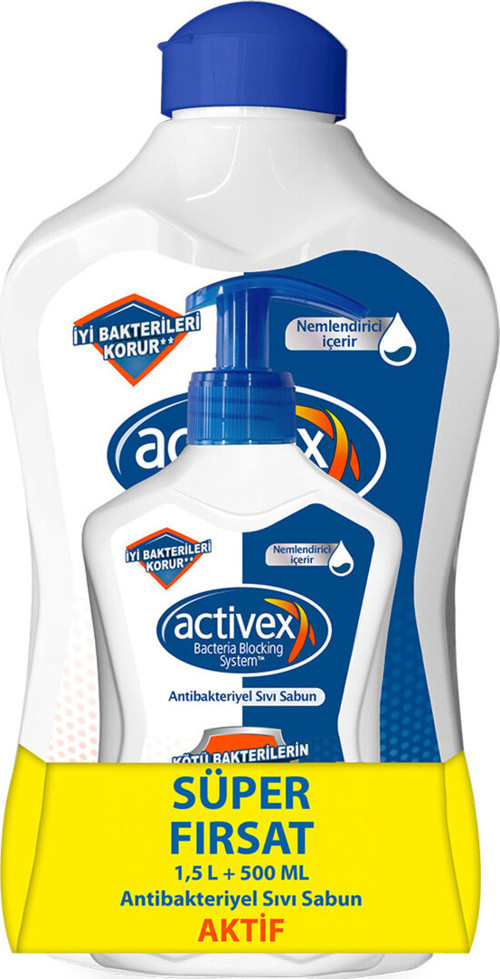 Sıvı Sabun Aktif 1.500 Ml+ 500 Ml