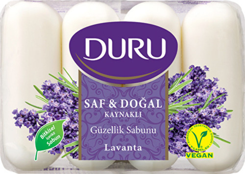 Güzellik Sabunu Saf&Doğal 4X70 G Lavanta