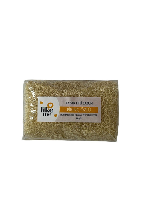 Kabak Lifli Sabun Pirinç Özlü 120 G 3 Adet