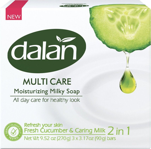 Multicare Su&Salatalık 3X90 G